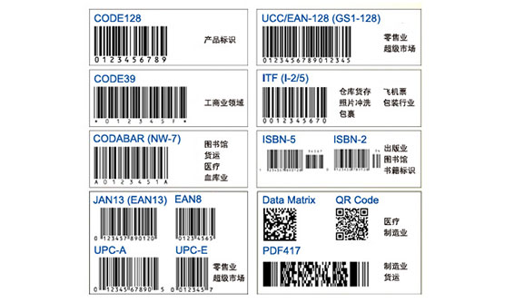 多种条码