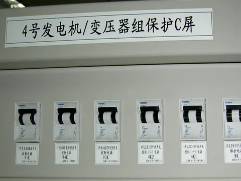电厂控制柜开关标识